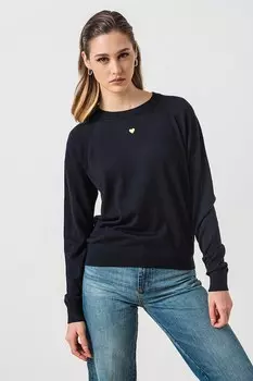 Свитер добермана из сырой шерсти Max&Co, синий