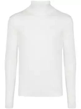 Свитер Dolcevita GOES BOTANICAL, белый