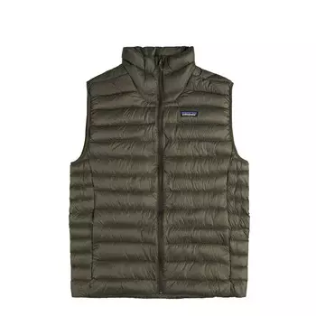Свитер down sweater vest Patagonia, зеленый