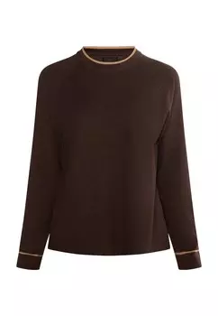 Свитер Dreimaster Baradello, светло-коричневый/темно-коричневый