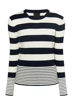 Свитер DreiMaster Klassik Baradello, цвет marine blue/Wool white
