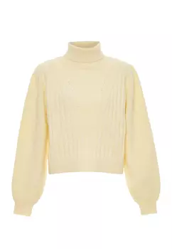 Свитер DreiMaster Rollkragen, белый