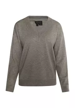 Свитер DreiMaster Strick, цвет Grau Melange