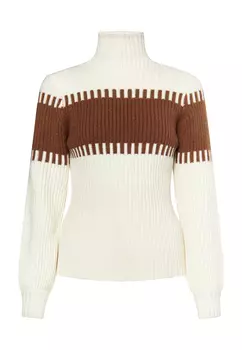 Свитер DreiMaster Strick, цвет Wollweiss Braun