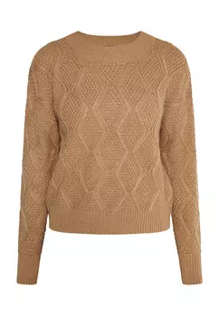 Свитер DreiMaster Strick, светло-коричневый