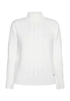 Свитер DreiMaster Vintage, шерсть белая