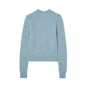 Свитер Dries Van Noten Wool Blend Sweater Light Blue, синий
