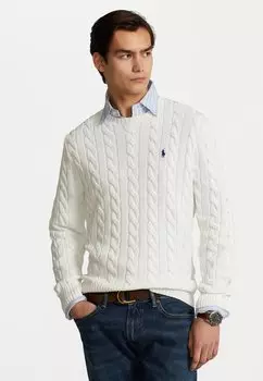 Свитер DRIVER LONG SLEEVE Polo Ralph Lauren, белый