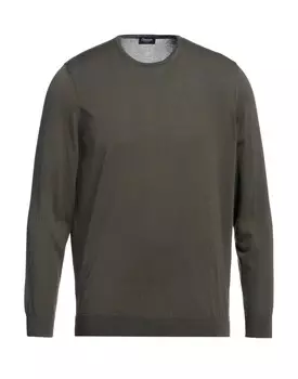 Свитер Drumohr, темно-зеленый