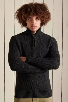 Свитер Джейкоба Хенли Superdry, черный