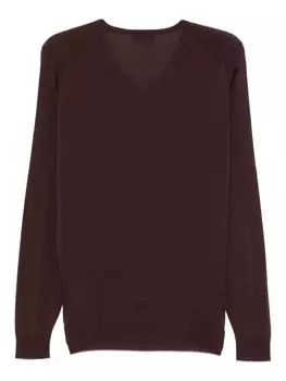 Свитер Джона Смедли Бленхейма John Smedley, коричневый