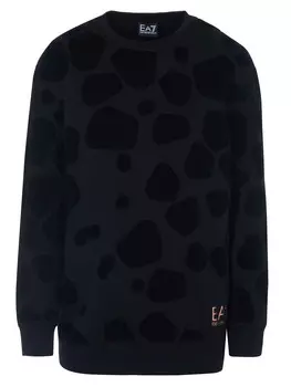 Свитер ea7 Emporio Armani, черный