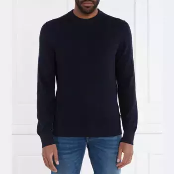 Свитер ecaio-p стандартного кроя Boss, синий