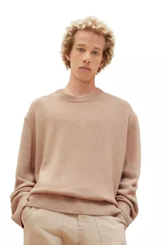 Свитер - Ecru - Классический крой Tom Tailor Denim, экрю