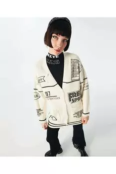 Свитер - Ecru - Классический крой Twist, экрю