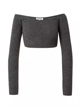 Свитер Edited WANDA, темно-серый
