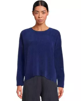 Свитер Eileen Fisher Jewel Neck Sweater, цвет Infinity