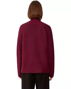 Свитер Eileen Fisher Turtleneck Raglan Merino Sweater, цвет Cranberry