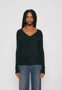 Свитер ELANORA V-NECK NOOS JDY, темно-зеленый