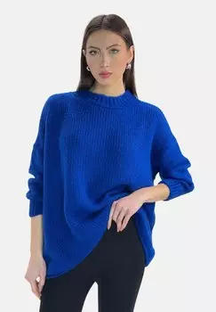 Свитер Elara, темно-синий