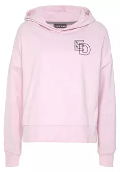 Свитер ELBSAND Kapuzensweatshirt, розовый