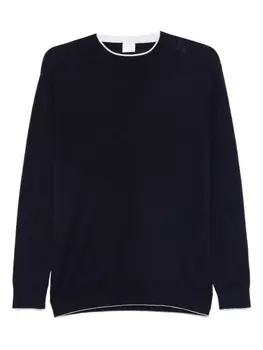 Свитер Eleventy с круглым вырезом, синий