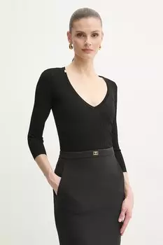 Свитер Elisabetta Franchi, черный
