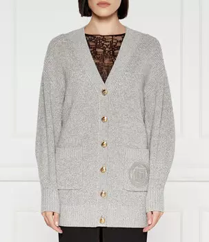 Свитер Elisabetta Franchi Oversize fit, серый