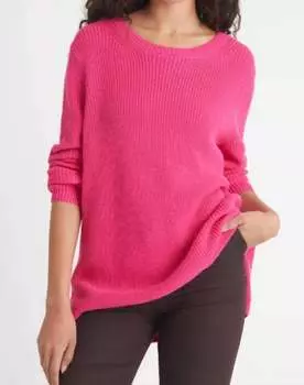 Свитер Emma Crewneck цвета фуксии и пурпура 525 America, цвет fuchsia purple