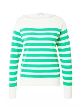 Свитер Esprit, цвет Green/White