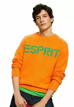 Свитер Esprit, красно-оранжевый