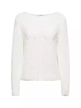 Свитер Esprit, от белого