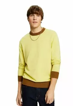 Свитер Esprit, ярко-желтый
