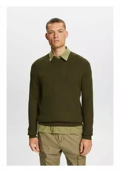 Свитер Esprit, темный хаки