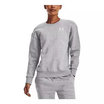 Свитер essential fleece crew sweatshirt 'grey' Under Armour, серый