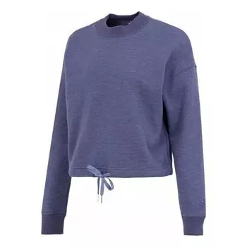 Свитер essential script crew sweatshirt 'purple blue' Under Armour, фиолетовый