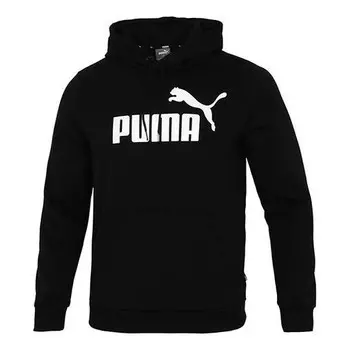 Свитер essential sweatshirt 'black' Puma, черный