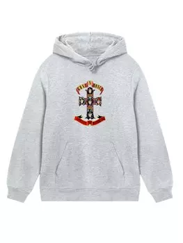 Свитер F4NT4STIC GunsnRoses Appetite For Destruction, серый