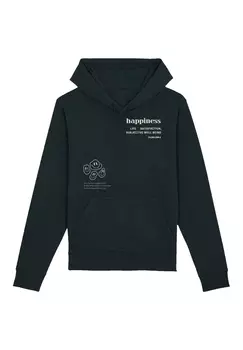 Свитер F4NT4STIC Hoodie happiness, черный