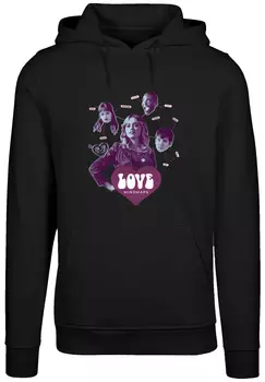 Свитер F4NT4STIC Hoodie Sex Education Love Mindmaps Netflix TV Series, черный