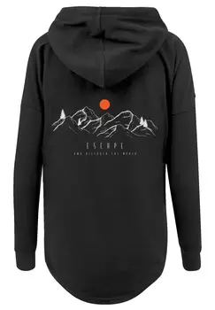 Свитер F4NT4STIC Oversized Hoodie Discover the world, черный