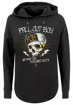 Свитер F4NT4STIC Oversized Hoodie Fall Out Boy Chest Youth Skull, черный