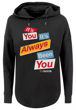 Свитер F4NT4STIC Oversized Hoodie Sex Education It Always Been You Netflix TV Series, черный