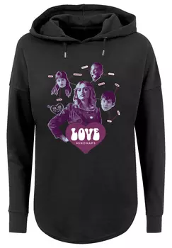 Свитер F4NT4STIC Oversized Hoodie Sex Education Love Mindmaps Netflix TV Series, черный