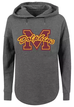 Свитер F4NT4STIC Oversized Hoodie Sex Education M Dolphins Netflix TV Series, цвет charcoal