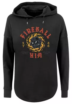 Свитер F4NT4STIC Oversized Hoodie Stranger Things Fireball Dice 86 Netflix TV Series, черный