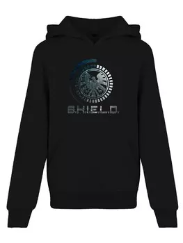 Свитер F4NT4STIC Sweater Marvel Avengers Shield Circuits, черный