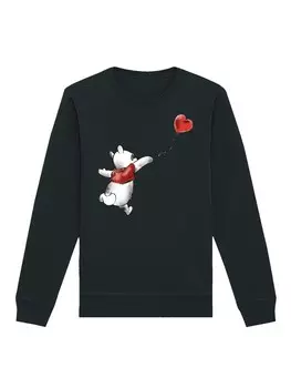Свитер F4NT4STIC Sweatshirt Disney Winnie the Pooh & Balloon Puh der Br, черный