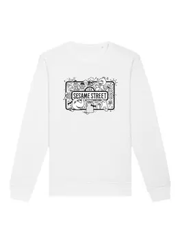 Свитер F4NT4STIC Sweatshirt Sesamstrae Sesame Team, белый