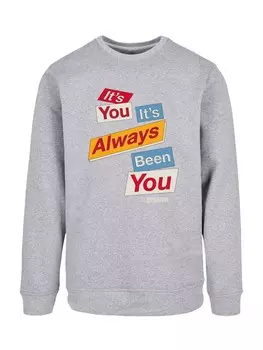 Свитер F4NT4STIC Sweatshirt Sex Education It Always Been You Netflix TV Series, пятнистый серый